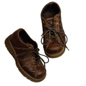 Dr. Martens US 6 Mens 7L UK 5 Leather Lace-Up Brown Oxford Shoes Style 9764